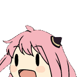 a gif of Anya from Spy x Family jumping up and down a gif of Anya from Spy x Family jumping up and down